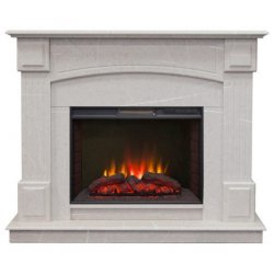Каминокомплект RealFlame Carolina 25.5/24 WT F714 c очагом Sparta LED